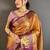 Woven design zari silk blend handloom kanjeevaram saree