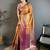 Woven design zari silk blend handloom kanjeevaram saree