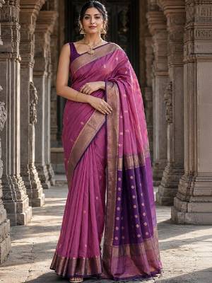 Woven design zari designer kanjeevaram saree 1