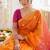 Woven design zari organza designer kanjeevaram saree