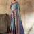 Woven design zari silk blend heavy work kanjeevaram saree