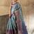 Woven design zari silk blend heavy work kanjeevaram saree
