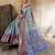Woven design zari silk blend heavy work kanjeevaram saree