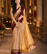 Zari pure cotton kanjeevaram saree
