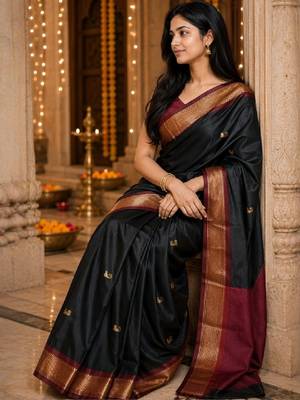 Zari pure cotton kanjeevaram saree 1