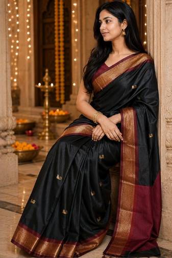 Zari pure cotton kanjeevaram saree