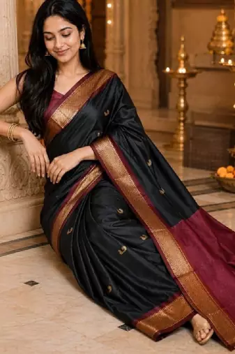 Zari pure cotton kanjeevaram saree