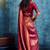 Woven design kanjeevaram saree with blouse piece
