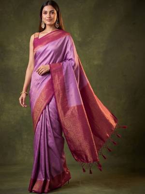 Woven design zari art silk kanjeevaram saree 1