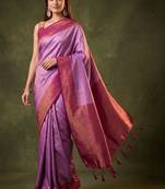 Woven design zari art silk kanjeevaram saree