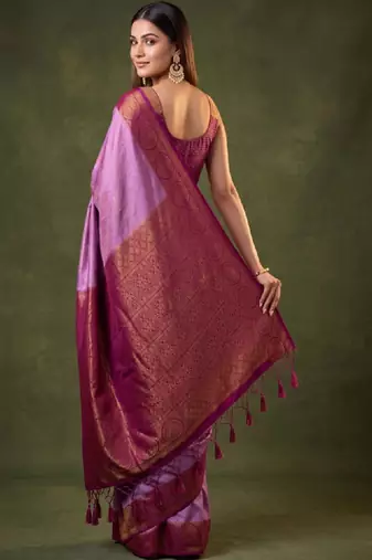 Woven design zari art silk kanjeevaram saree