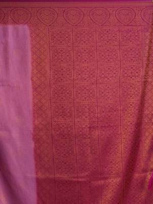 Woven design zari art silk kanjeevaram saree 4