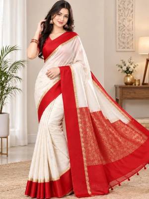 Woven design zari art silk kanjeevaram saree 1
