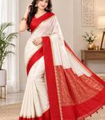 Woven design zari art silk kanjeevaram saree