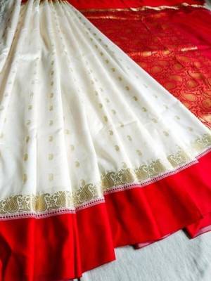 Woven design zari art silk kanjeevaram saree 4