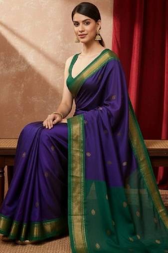 Zari pure cotton kanjeevaram saree