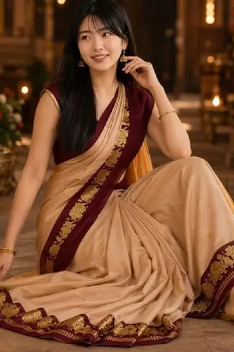 Zari pure cotton kanjeevaram saree