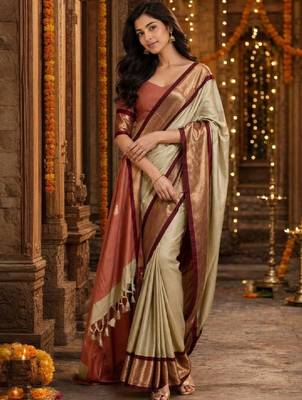 Zari pure cotton kanjeevaram saree 1
