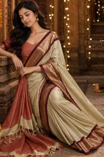 Zari pure cotton kanjeevaram saree