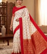 Woven design zari art silk kanjeevaram saree