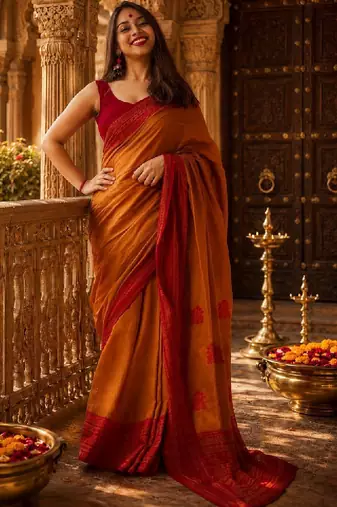 Woven design designer kanjeevaram saree