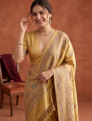 Woven design zari art silk kanjeevaram saree 3