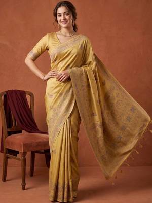 Woven design zari art silk kanjeevaram saree 4
