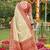 Woven design zari silk blend handloom kanjeevaram saree