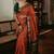 Ethnic motifs zari silk blend handloom kanjeevaram saree
