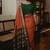 Ethnic motifs zari silk blend handloom kanjeevaram saree