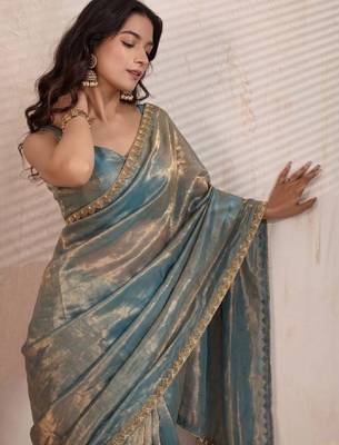 Embellished zari supernet kanjeevaram saree 2