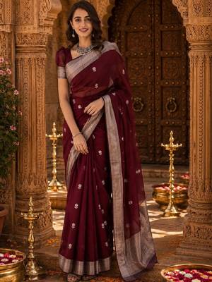 Woven design zari designer kanjeevaram saree 1