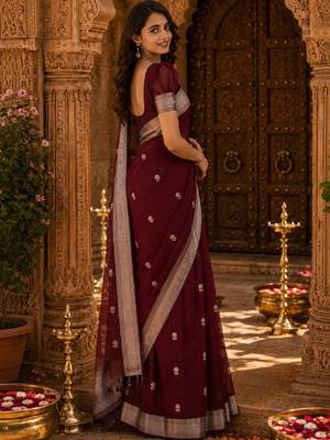 Woven design zari designer kanjeevaram saree 3