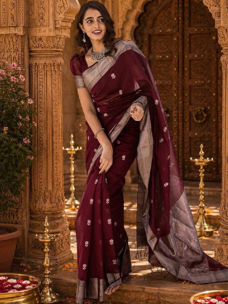 Woven design zari designer kanjeevaram saree