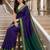Embroidered pure cotton kanjeevaram saree