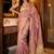 Colourblocked zari tissue kanjeevaram saree