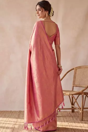 Woven design zari art silk kanjeevaram saree
