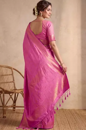 Woven design zari art silk kanjeevaram saree