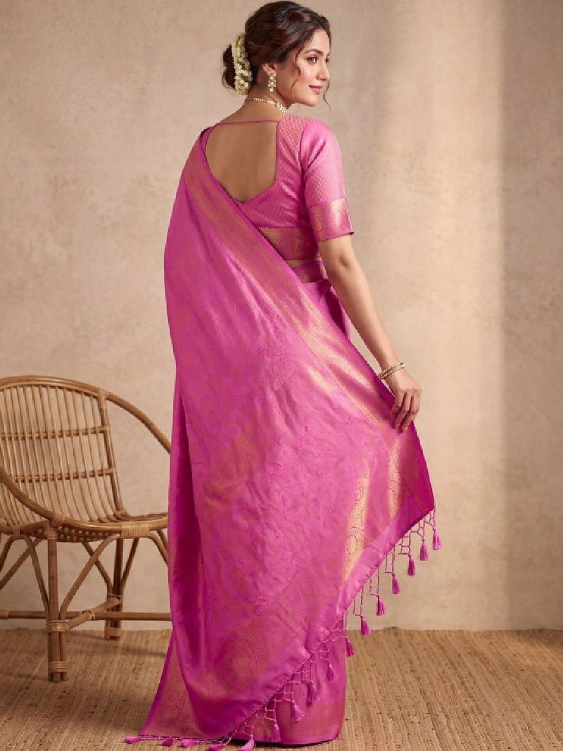 Woven design zari art silk kanjeevaram saree