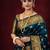 Woven design zari silk blend kanjeevaram saree