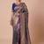 Blue kanjivaram woven design sarees with blouse piece unstiched blouse