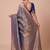 Blue kanjivaram woven design sarees with blouse piece unstiched blouse