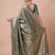 Teal kanjivaram woven design sarees with blouse piece unstiched blouse
