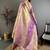 Woven design zari silk blend handloom kanjeevaram saree