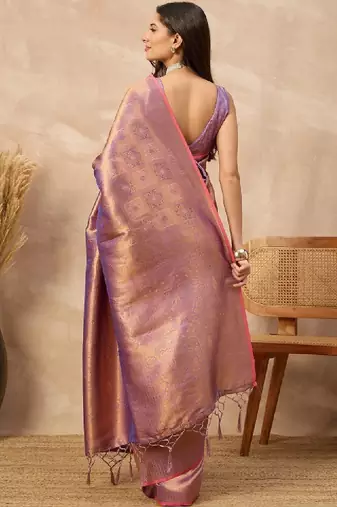 Woven design zari art silk designer kanjeevaram saree
