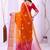 Tie and dye embroidered organza designer kanjeevaram saree