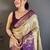 Woven design zari silk blend kanjeevaram saree