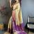 Woven design zari silk blend kanjeevaram saree