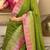 Woven design zari silk blend heavy work kanjeevaram saree
