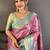 Woven design zari silk blend kanjeevaram saree